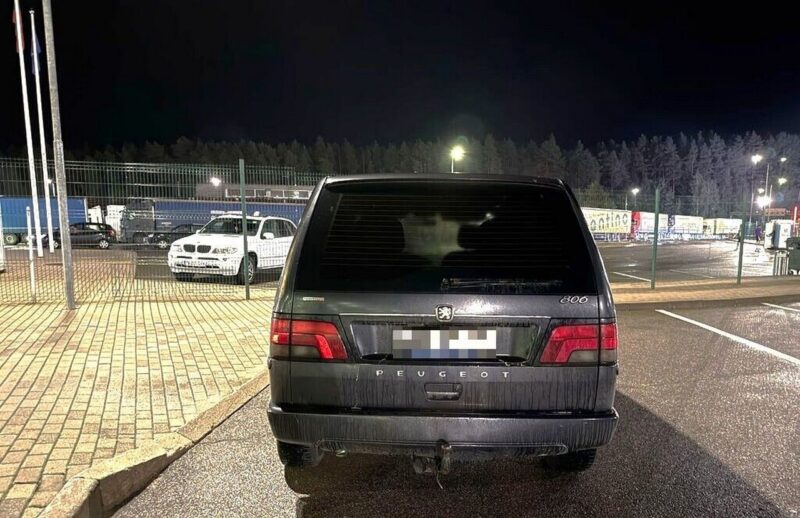 Белорус задержан на границе с угнанным