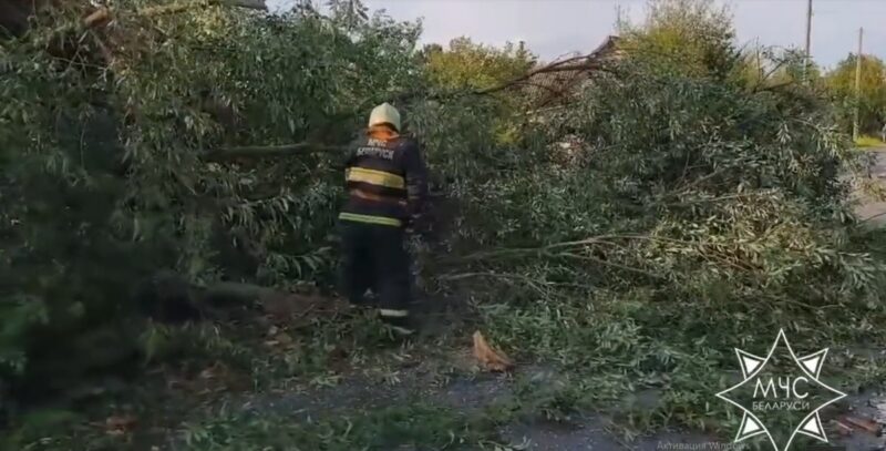 спасатели ликвидировали последствия непогоды