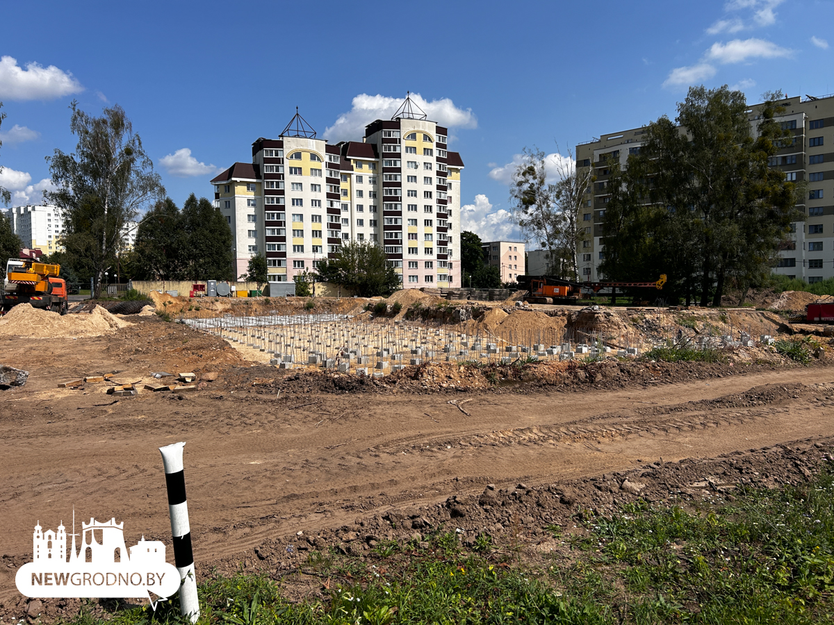 В Гродно на месте бывших складов