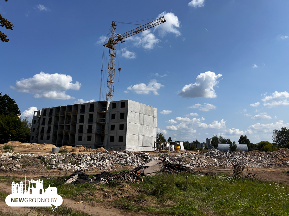 В Гродно на месте бывших складов