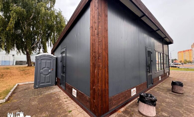 биотуалет у кафе