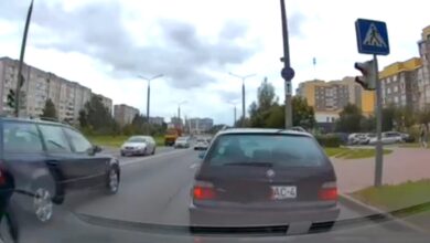 Неадекватный поступок водителя из Гродно