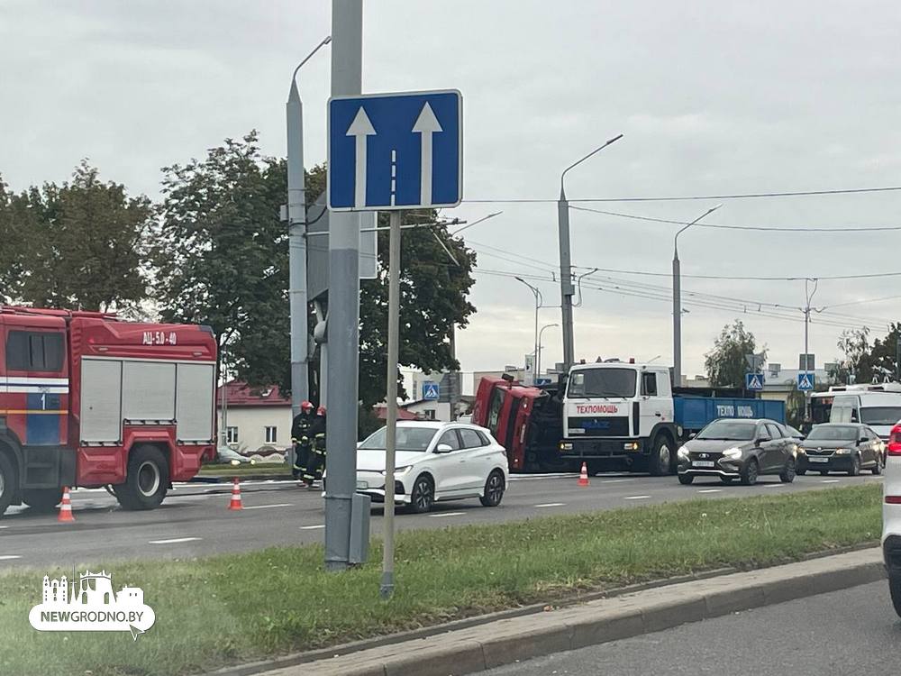 В Гродно грузовик