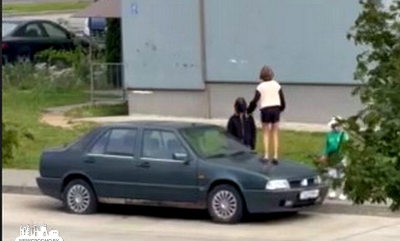 В Гродно на видео попали опасные игры детей