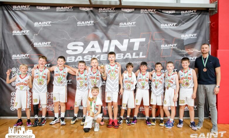 Юные баскетболисты из Гродно