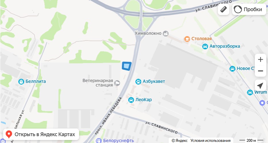 По дороге на Ольшанку хотят построить новое СТО