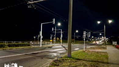Новый светофор установили на главной улице Гродно