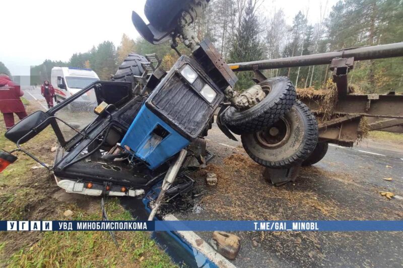 в столкновении грузовика