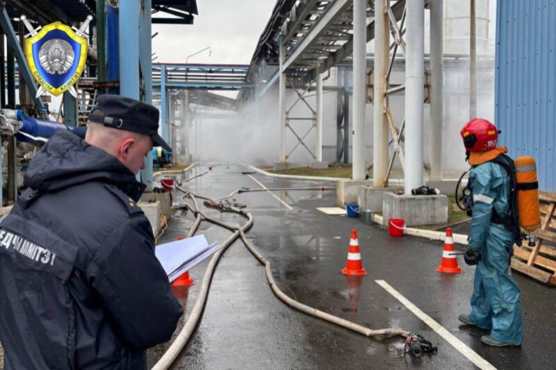 Взрыв на территории «Беларуськалия»
