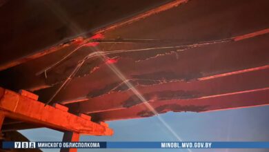 На трассе М6 чуть не снесли путепровод: движение затруднено