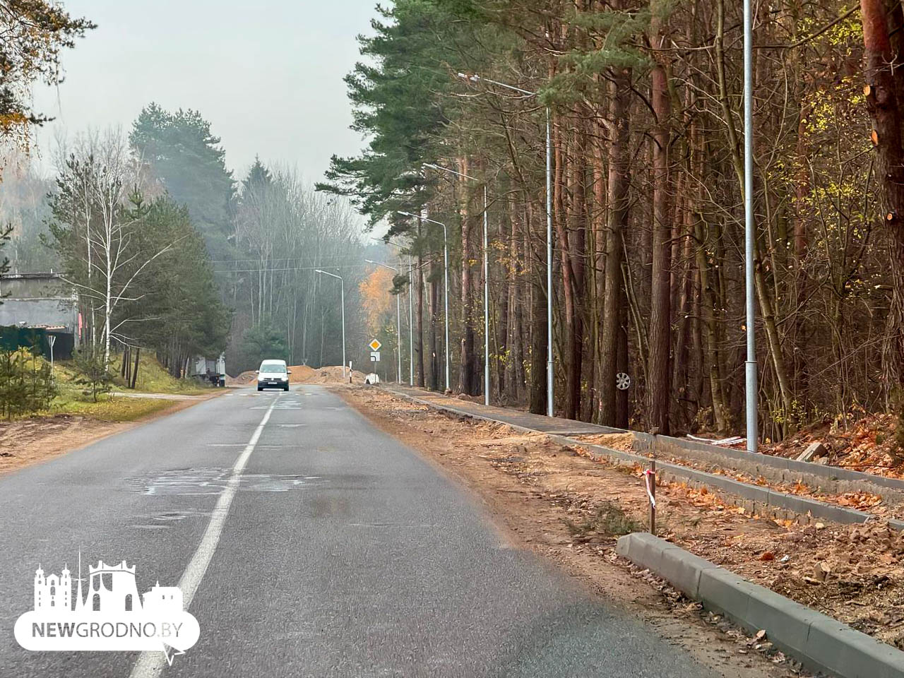 Дорогу к пляжу на Юбилейном озер