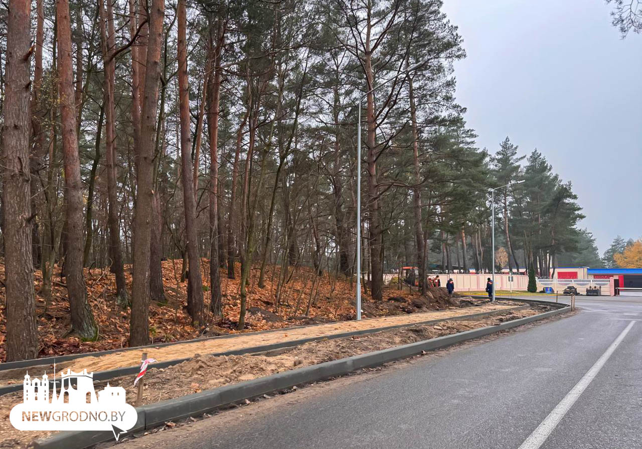 Дорогу к пляжу на Юбилейном озер