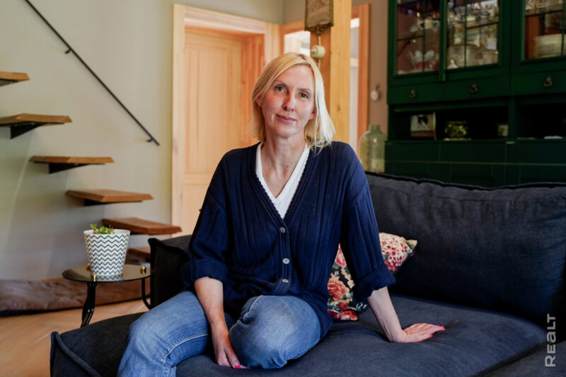 белоруска построила дом