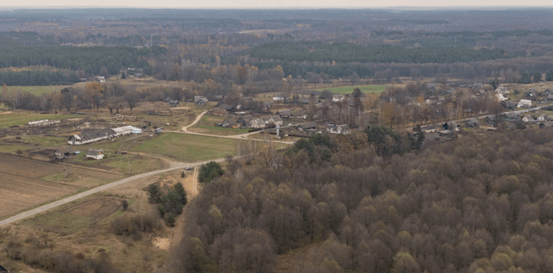 старый лагерь с землёй