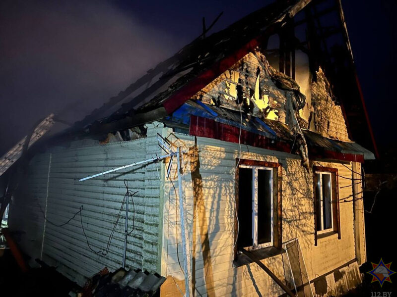 Пожар в Новогрудском районе