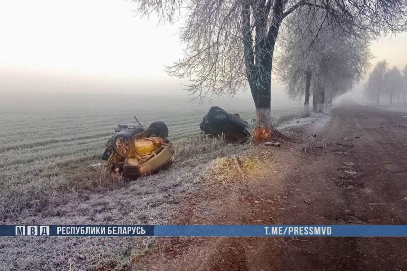 в жутком ДТП