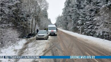 Авария в Ошмянском районе