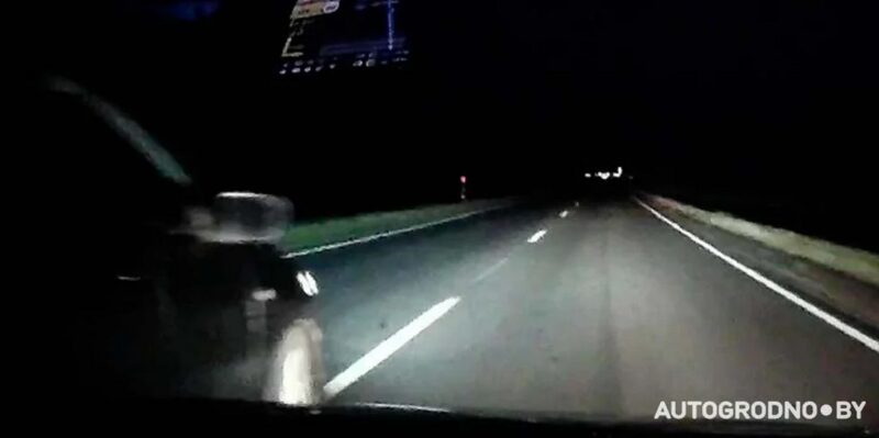 На трассе под Волковыском