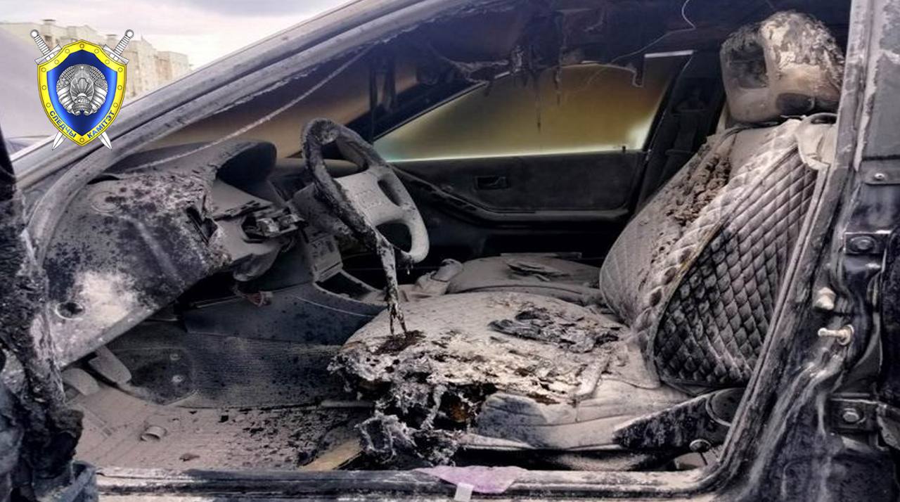 В Гродно горе-угонщик сжег чужой автомобиль