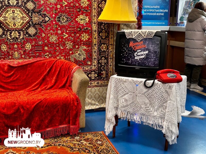 В Гродно создали новогоднюю фотозону