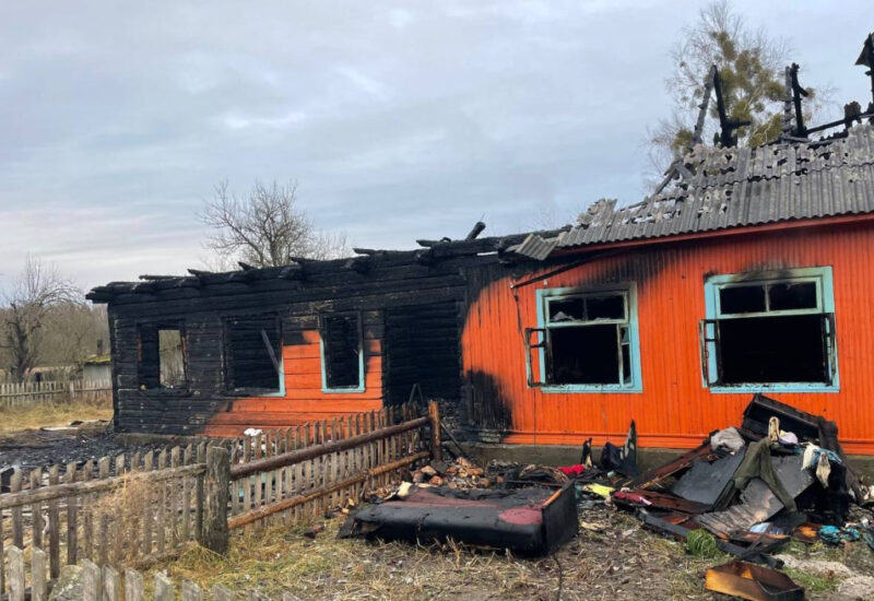 обзор пожаров в Гродненской