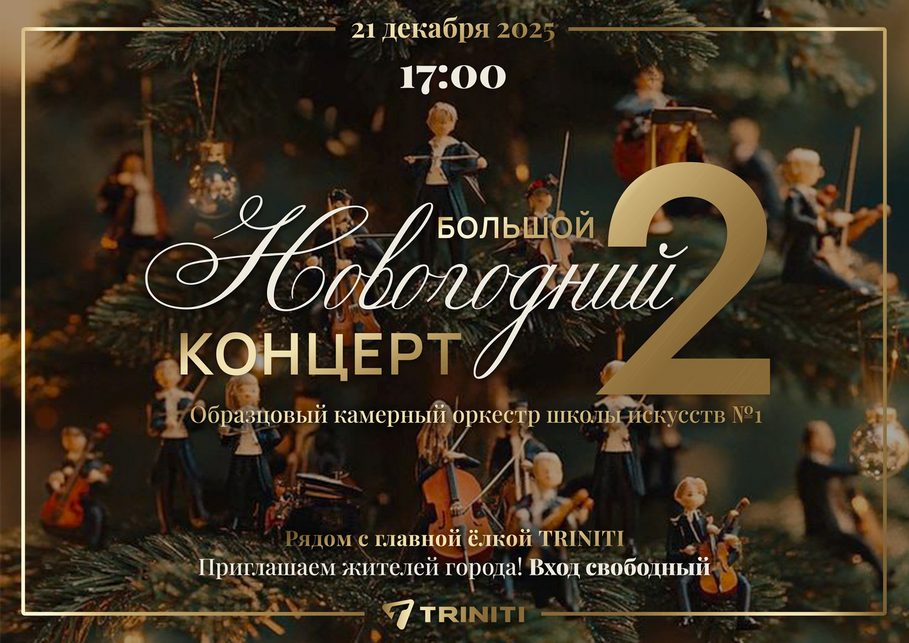 TRINITI приглашает на масштабную новогоднюю программу