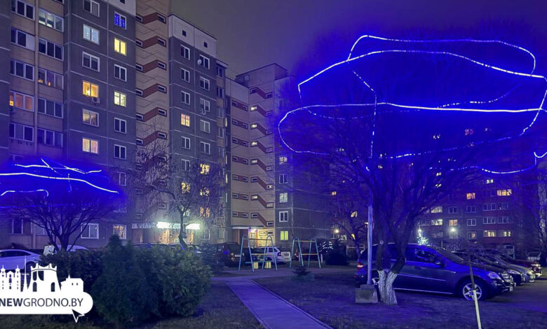 Как жители Гродно украсили свои дворы