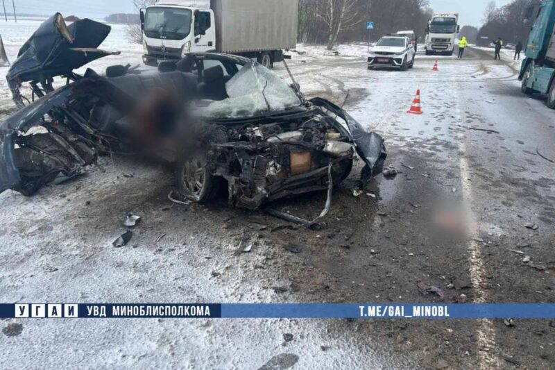 Под Слуцком пассажир погиб