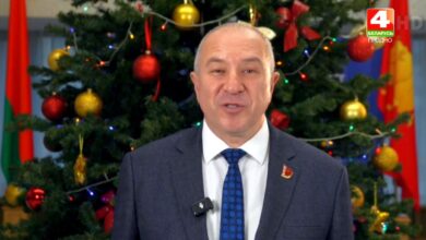 Юрий Караев поздравил гродненцев с Новым годом