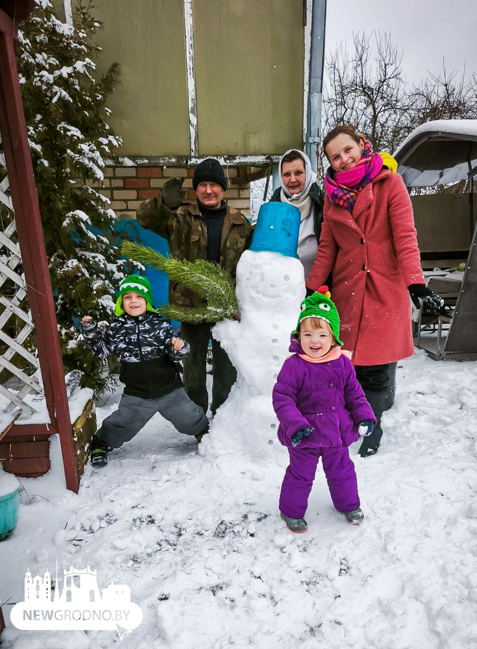 Cвежая порция креативных снеговиков из Гродно