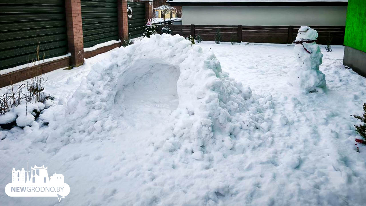 Cвежая порция креативных снеговиков из Гродно