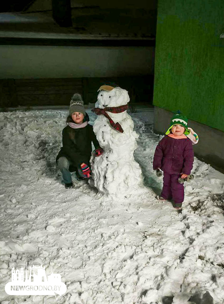Cвежая порция креативных снеговиков из Гродно