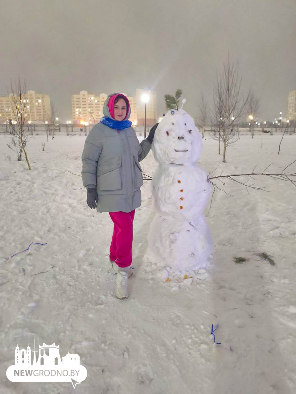 Cвежая порция креативных снеговиков из Гродно