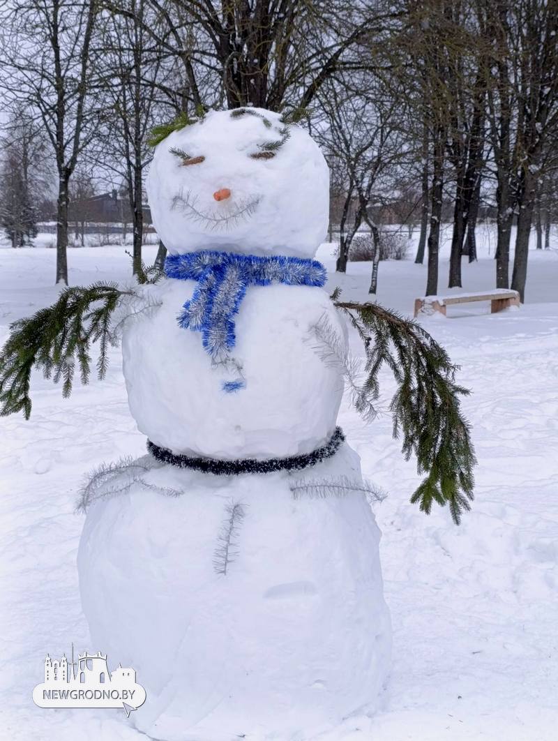 Cвежая порция креативных снеговиков из Гродно