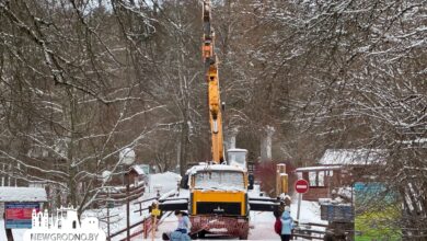 Зимой на Августовском канале развернулся