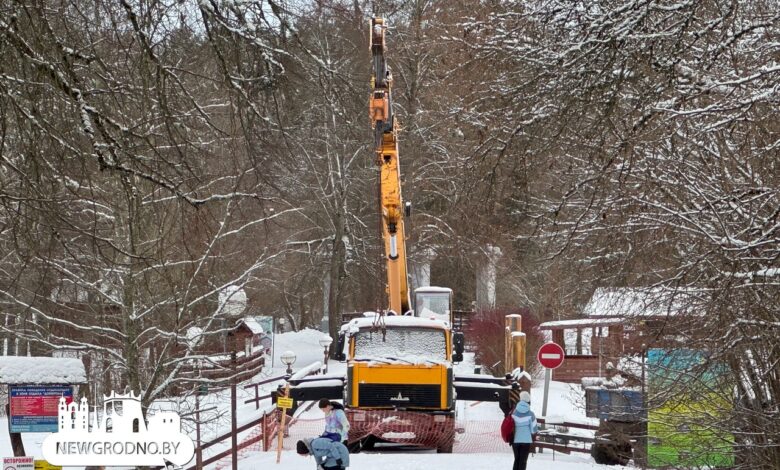 Зимой на Августовском канале развернулся