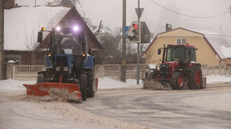 Уборка снега в Гродно