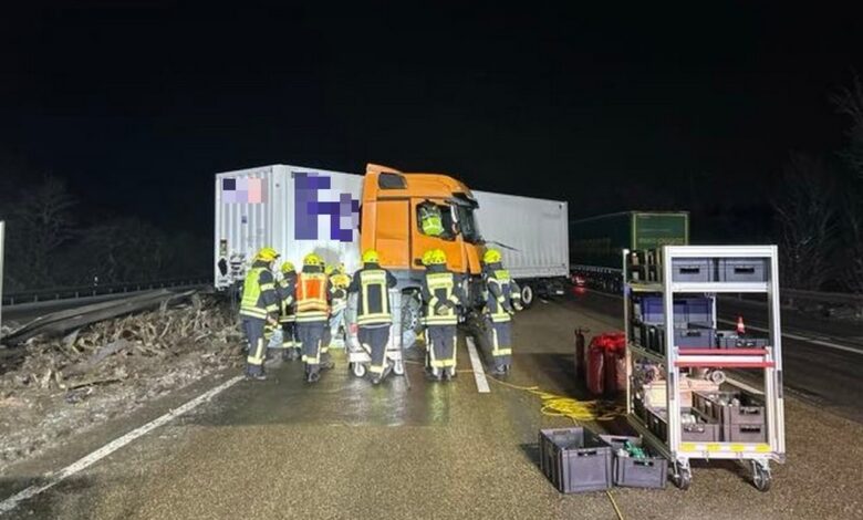 Грузовик с белорусским водителем