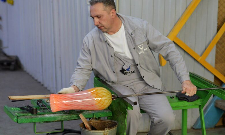 Зимнее волшебство в стекле