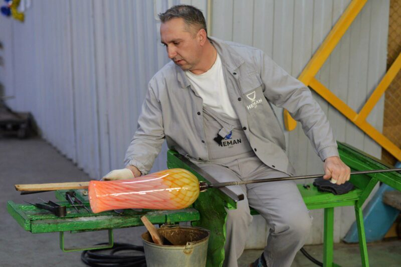 Зимнее волшебство в стекле