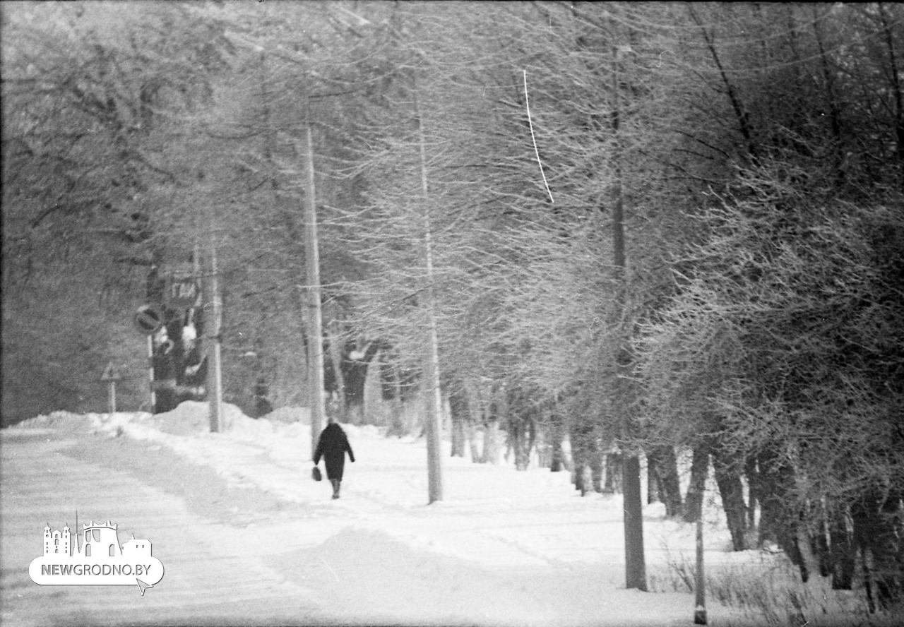 Как выглядела зима в Гродно