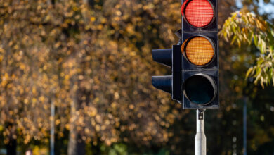 На столичных светофора