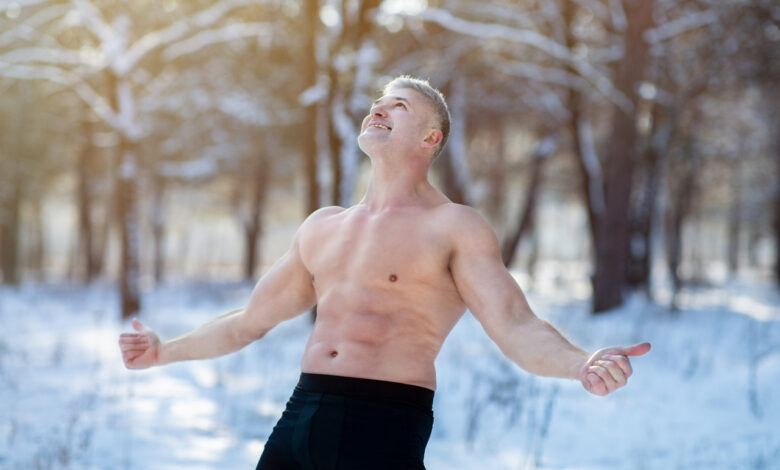 В Гродно на улице заметили спортсмена в одних шортах