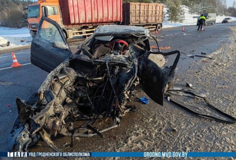 Смертельное ДТП под Сморгонью