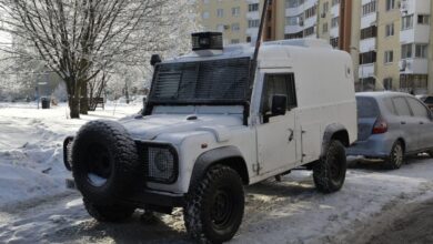 Необычный бронированный автомобиль