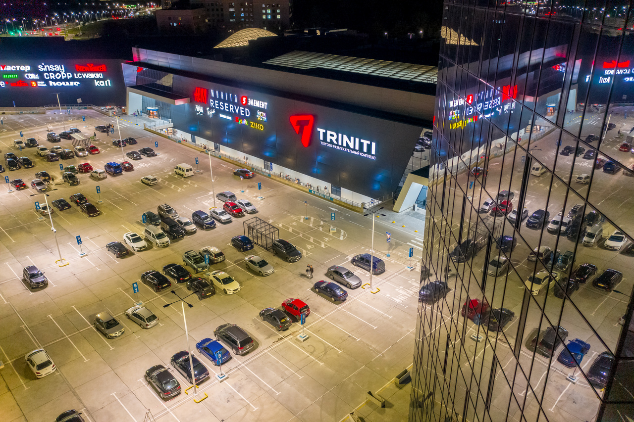 Сегодня ночью в TRINITI парковка