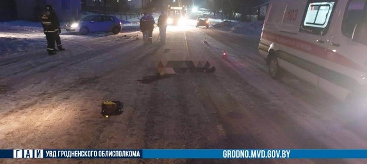 В Слониме машина насмерть сбила женщину