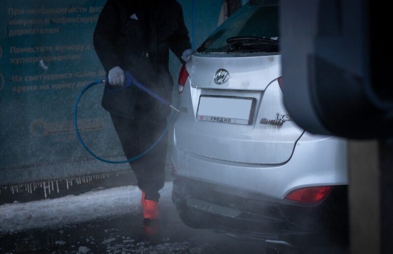 Правила зимней мойки автомобиля
