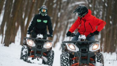 Снегоход квадроцикл эндуро