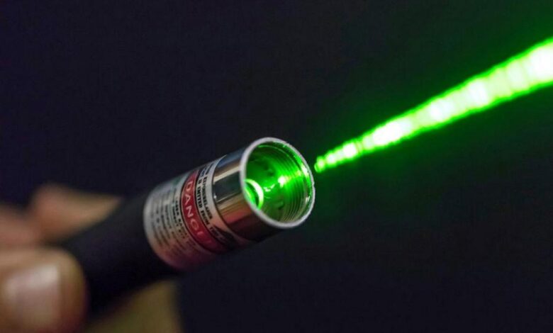 Шалость с лазером